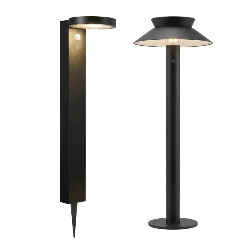 Solcelle lamper på spyd