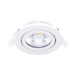 Noxion LED Vipbar Slim Spot Hvid 6W 550lm - 930 varm hvid | Udsnit 75mm - IP54 - bedste farvegengivelse 