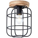Brilliant Gwen Loftlampe Metal Træ Sort | 200mm - Egnet til 1x E27