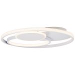 Brilliant Runda Loftlampe Metal Silicone Hvid 45W 5200lm - 830-865 CCT | 500mm - Fjernbetjening Dæmpbar