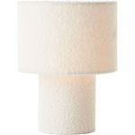 Brilliant Bordlampe Teddy Metal Tekstil Beige | 230mm - Egnet til 1x E27