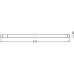 Osram LED Lysrør T8 SubstiTUBE Connected Advanced (EM/Mains) Ultra Output 24W 3600lm - 840 kold hvid | 150cm - erstatter 58W