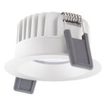 Ledvance LED spot Fix Aluminium Hvid 8W 720lm 36D - 940 kold hvid | Udsnit 68mm - IP44 - bedste farvegengivelse - dæmpbar