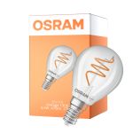 Osram Vintage 1906 LED Classic Slim E14 Pære Filament Klar 4.6W 470lm - 927 Ekstra Varm Hvid | Bedste Farvegengivelse - Dæmpbar - Erstatter 40W