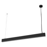 Ledvance LED Office Line Cuboid Loft Sort 42W 4400lm - 840 Kold Hvid | 3-Trin Dæmpbar 