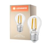 Ledvance Classic LED E27 Pære Filament Klar 3.4W 470lm - 827 Ekstra Varm Hvid | Dæmpbar - Erstatter 40W
