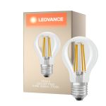 Ledvance Classic LED E27 Pære Filament Klar 5.9W 806lm - 827 Ekstra Varm Hvid | Erstatter 60W