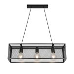 D'Lite Pendel Lampe Merkem Matt Sort | Egnet Til 3x E27