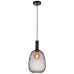 Nordlux Alton Pendel Lampe Glas Sort | Egnet til E27