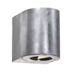 Nordlux Canto 2 Vægbelysning Stål Sølv Up & Down 10.6 W 500lm - 830 Varm Hvid