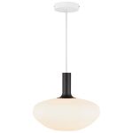 Nordlux Alton Pendel Lampe Glas Sort | Egnet til E27