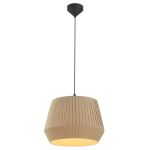 Nordlux Dicte 40 Pendel Lampe Tekstil Beige| Egnet til 1x E27