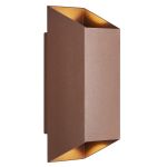 Nordlux Nico Vægbelysning Aluminium Rusten Up & Down | IP54 - Egnet til 2x GU10