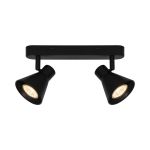 Nordlux Eik 2 Spot Metal Sort | Egnet til 2x GU10