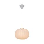 Nordlux Milford Pendel Lampe Glas Hvid | Egnet til E27
