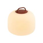 Nordlux Bordlampe Kettle To-Go Portable Batteri Rød 6.8W 450lm - 827 Ekstra Varm Hvid | 3-Trin Dæmpbar 