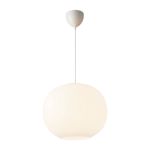 DFTP by Nordlux Navone 40 Pendel Lampe Glas og Metal Hvid | 400mm - Egnet til E27