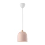 Nordlux Gaston Pendel Lampe Metal og Træ Pink | Egnet til E27