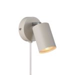 Nordlux Explore Vægbelysning Metal Beige | Egnet til GU10