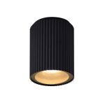 Nordlux Kyklop Loftlampe Aluminium og Glas Sort | 86mm - IP54 - Egnet til GU10
