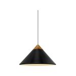 DFTP by Nordlux Kinto Pendel Lampe Metal og Træ Sort | 420mm - Egnet til E27