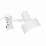 Nordlux Bordlampe Matis Clamp Metal Hvid | Egnet til 1x E27