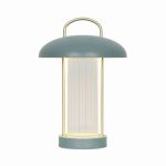Nordlux Bordlampe Mirano Metal og Glas Grøn 3W 150lm - 830 Varm Hvid | 3-Trin Dæmpbar