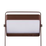 Nordlux Saulio Bordlampe Brun 3.5W 200lm 830 Varm Hvid | IP44 - med Kontakt - Batteri - Solar