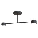 Emibig Loftlampe Halo Stål Sort | Egnet til 2x GX53 - Max 8W