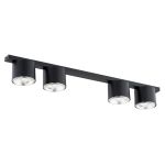 Emibig Loftlampe Nano Stål Sort | Egnet til 4x GU10 (AR111) - Max 12W