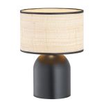 Emibig Bordlampe Aspen Stål Sort | Egnet til 1x E27 - Max 15W