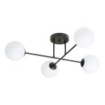 Emibig Loftlampe Roma Stål Sort | Egnet til 4x E14 - Max 10W