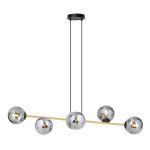 Emibig Pendel Lampe Gravity Stål Sort | Egnet til 6x E14 - Max 10W