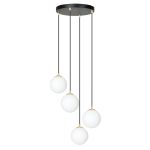 Emibig Pendel Lampe Royal Stål Sort | Egnet til 4x E14 - Max 10W