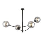Emibig Loftlampe Hunter Stål Sort | Egnet til 4x E14 - Max 10W