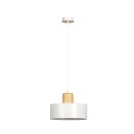 Emibig Pendel Lampe Torin Stål Hvid | Egnet til 1x E27 - Max 15W
