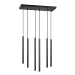 Emibig Pendel Lampe Selter Stål Sort | Egnet til 6x G9 - Max 8W