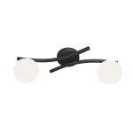 Emibig Loftlampe Opus Stål Sort | Egnet til 2x E14 - Max 10W
