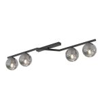 Emibig Loftlampe Naton Stål Sort | Egnet til 4x E14 - Max 10W