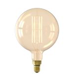 Calex XXL Mega Høje lumen Guld Globe LED E27 G125 Filament 10.5W 1100lm- 821 Ekstra Varm Hvid | Dæmpbar