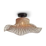 Good&Mojo Loftlampe Ibiza Bambus Sort S | Egnet til 1x E27 