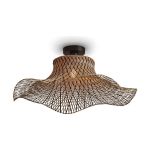 Good&Mojo Loftlampe Ibiza Bambus Sort L | Egnet til 1x E27 