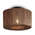 Good&Mojo Loftlampe Iguazu Jute Brun | Egnet til 1x E27 
