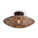 Good&Mojo Loftlampe Tanami Rattan Brun | Egnet til 1x E27 