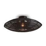 Good&Mojo Loftlampe Tanami Rattan Sort | Egnet til 1x E27 