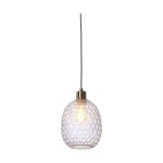 It's about RoMi Pendel Lampe Venice Glas Gennemsigtig | Egnet til 1x E27 