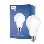 Philips Classic LED Pære E27 Pære matt 17.5W 2452lm - 827 ekstra varm hvid | erstatter 150W