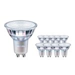 Fordelspakke 10x Philips Corepro LED Spot GU10 PAR16 4.6W 390lm 36D - 840 kold hvid | erstatter 50W