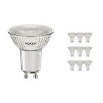 Fordelspakke 10x Noxion LED Spot GU10 PAR16 4W 345lm 36D - 840 Kold Hvid | Dæmpbar - Erstatter 50W