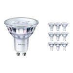 Fordelspakke 10x Philips Corepro LED Spot GU10 PAR16 2.7W 215lm 36D - 827 ekstra varm hvid | erstatter 25W